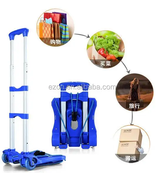 mini folding luggage cart , luggage cart , foldable hand luggage trolleys