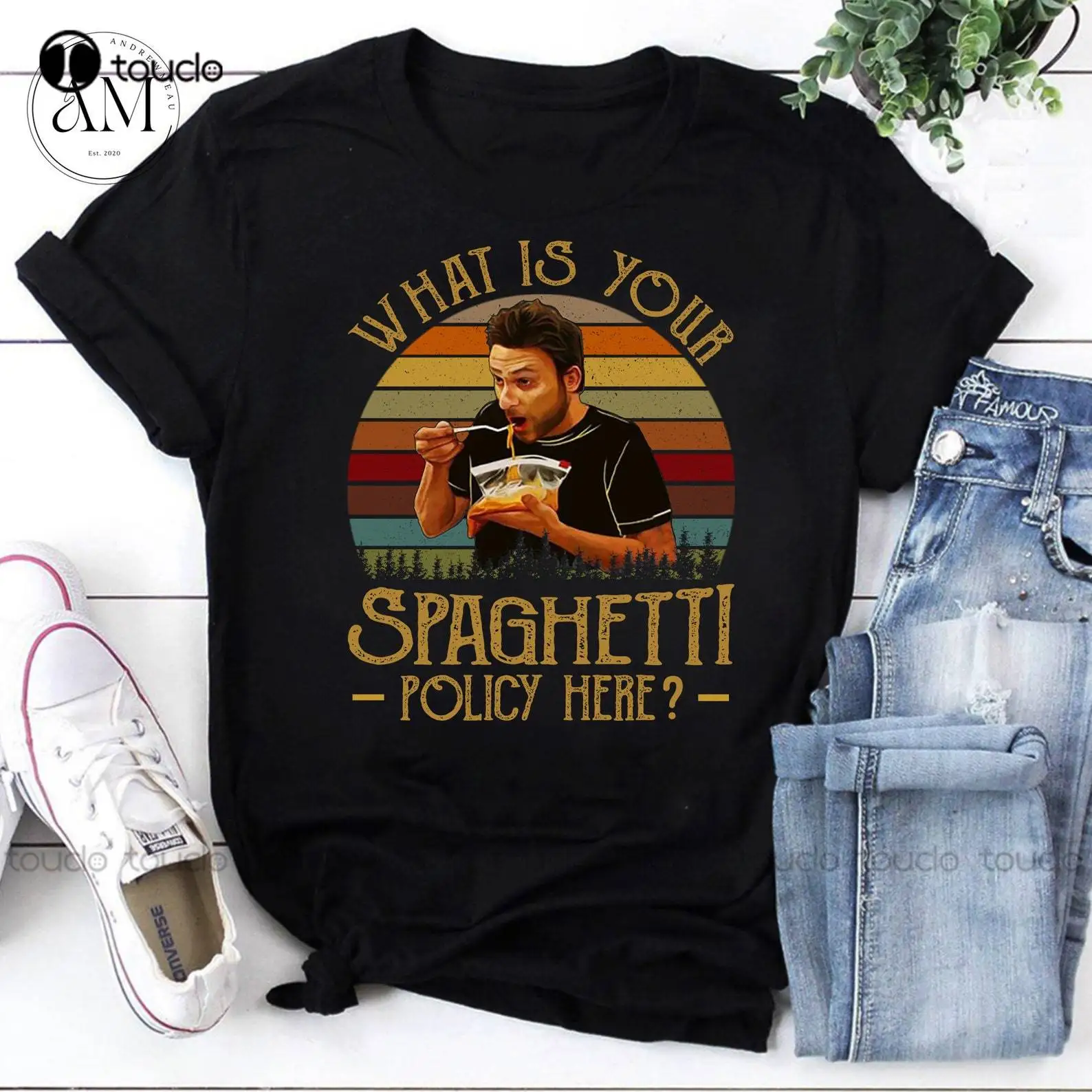 What Is Your Spaghetti Policy Here Vintage T-Shirt, It\'S Always Sunny In Philadelphia Shirt, Charlie Day Shirt, Charlie Kelly