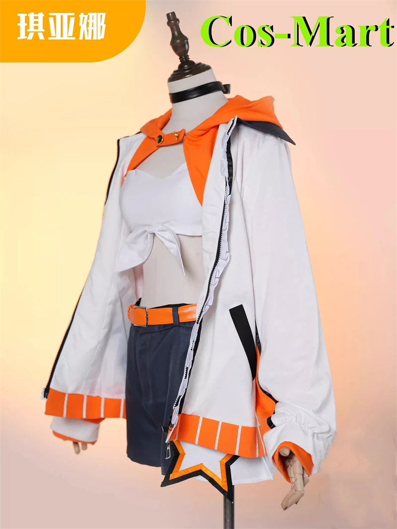 Cos-Mart Game Honkai Impact 3 Kiana Kaslana Cosplay Costume Sweet Elegant Uniforms Activity Party Role Play Clothing Hot S-XXL