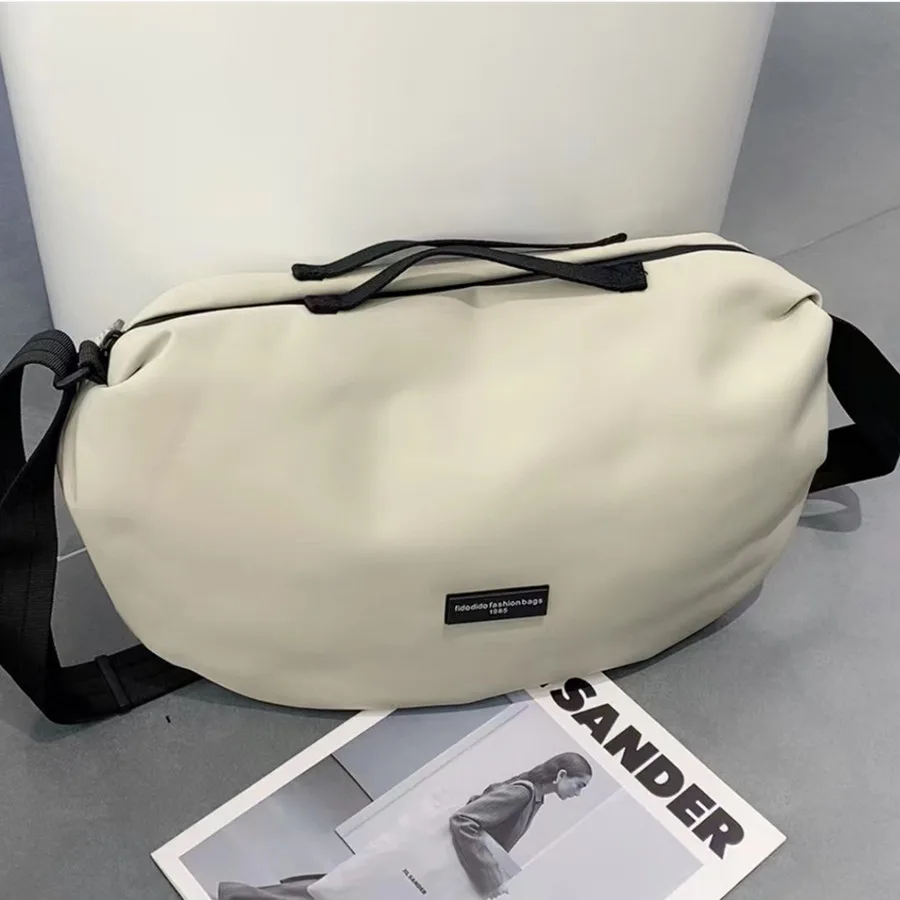 

FIDO DIDO Handbag Women's Bag Fashion Street Style High Density Oxford Nylon Waterproof Hardware Zipper Official Authentic 2430
