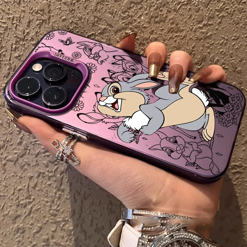 Bambi Thumper Disney For Redmi Note 13 12 12S 11 11S 11E 10 10T 10S 9C 9T Pro Plus Max Lite 5G Colorful Silver Mobile Cover