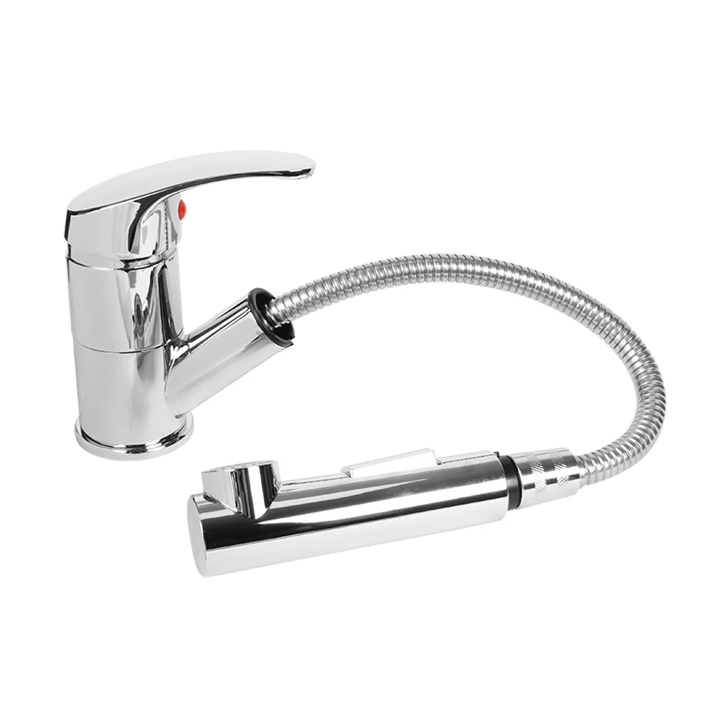 RV Accessories Stainless Steel Pull Out Pull Pull the tube Faucet Sink Faucet Apply to Bathroom Kitchen Camper