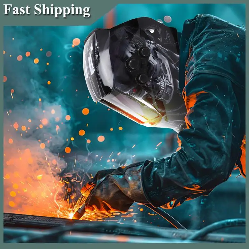 

-MEOF Welding Mask Auto Darkening Welding Helmet Large View TRUE Color For MIG MMA Welder Machine