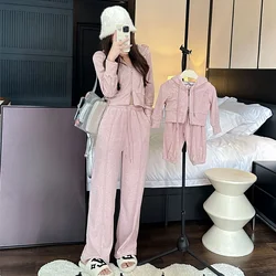 2023 Autumn New Mom and Daughter Fashion Outfits Mother Baby Girls Matching Zip Jacket Pants Two Piece Sets Women Clothing Suit