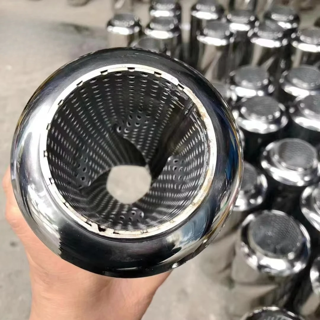 Silenciador Tornado de escape de acero inoxidable para modificación de automóvil