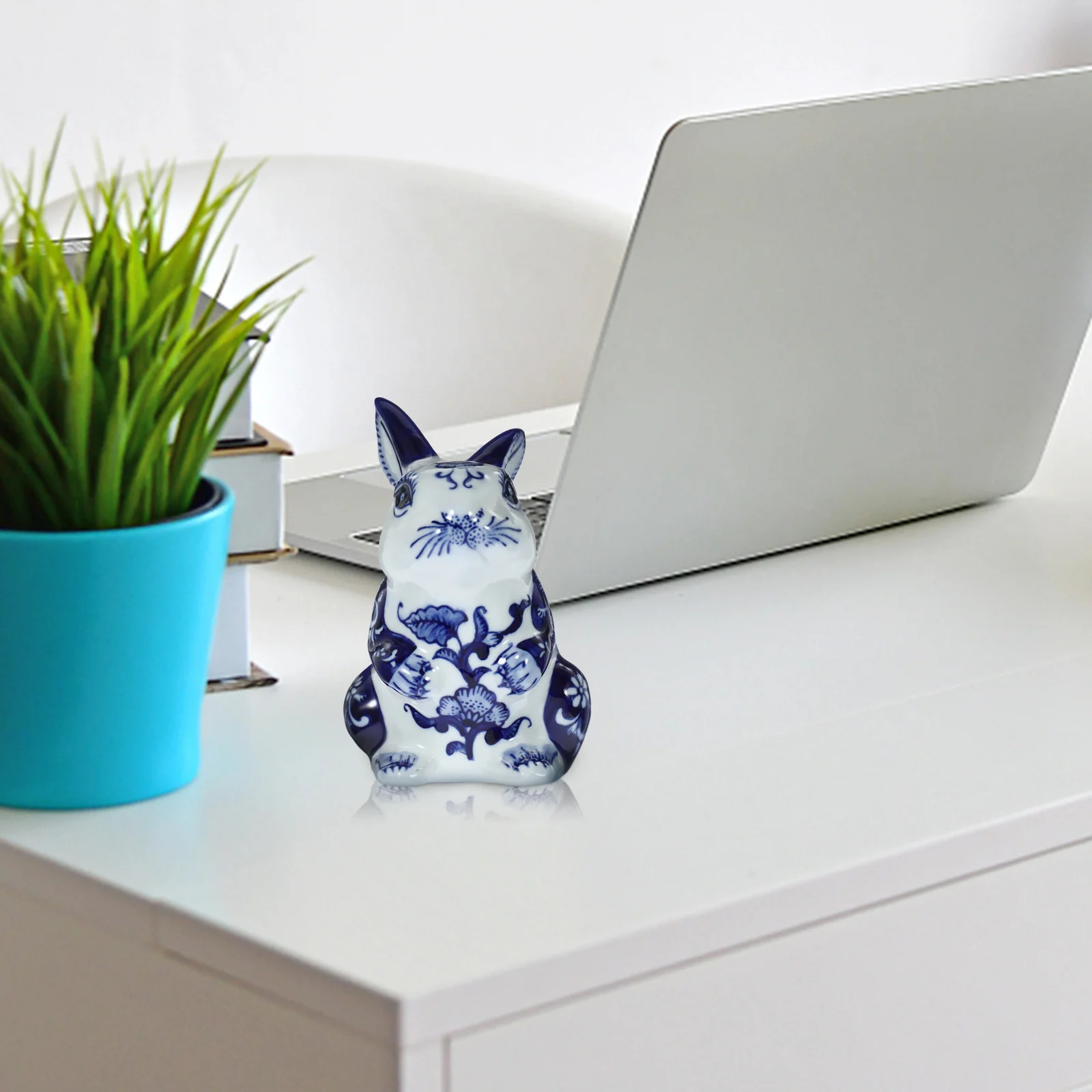

Cute Decorative Indoor The Animal Bunny Rabbit Decoration for Living Room Porcelain Ceramic Bunnies