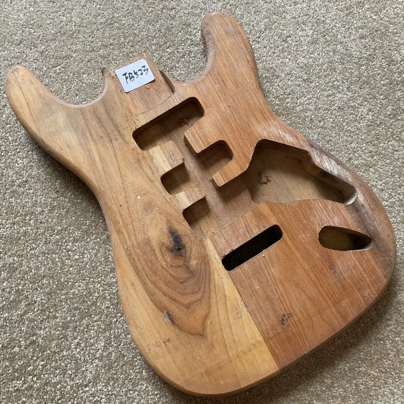 FB523 Solid Chinese Alder Wood for ST Guitar Body Custom Order 6 String Electric Guitar Replace and DIY Strato Model