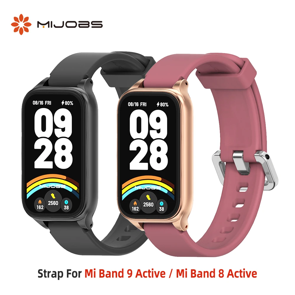 Pulseira para Mi Band 9 Active Pulseira para Mi Band 8 Active Pulseira para Xiaomi Smart Band 9 Active Pulseira para Redmi Band 2 3