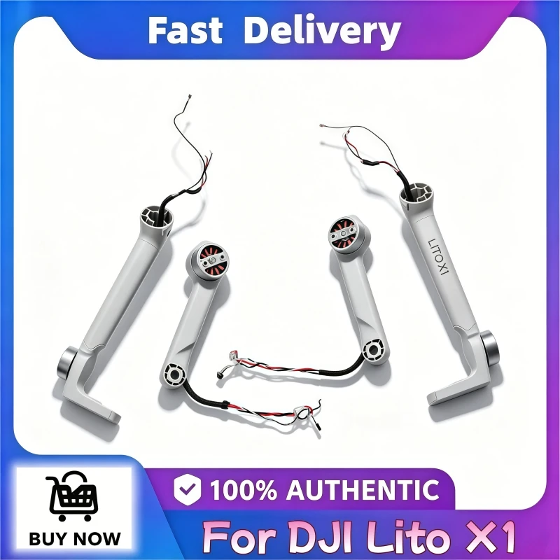 pour-accessoires-de-drone-dji-lito-x1-bras-moteur-d'origine-95-neuf-avec-moteur-avant-arriere-gauche-droit-de-remplacement