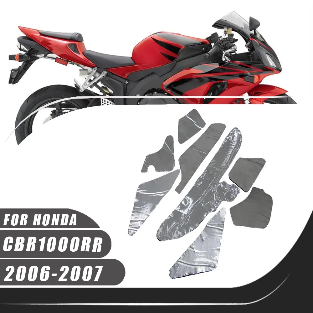 

Motorcycle Accessories Pre-Cut Belly Fairing Heat Shield Mat Insulation Protection For Honda CBR1000RR 2006 2007 CBR 1000RR