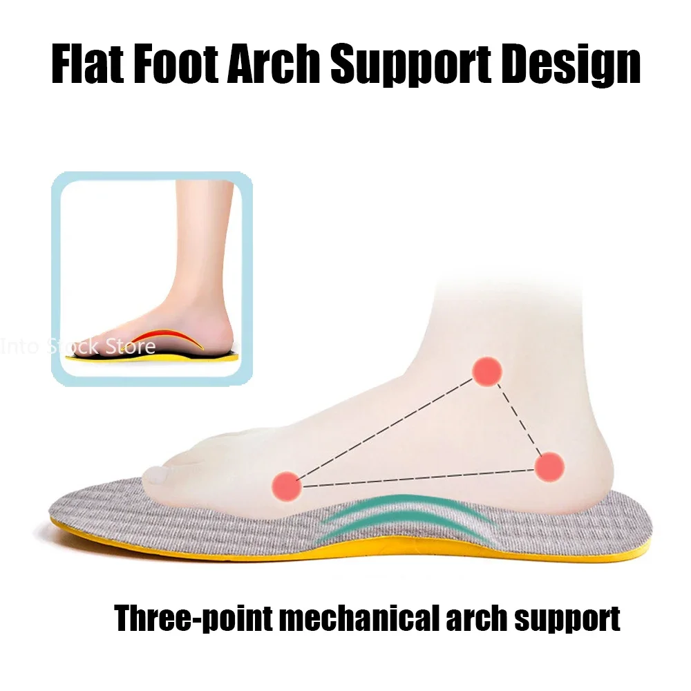 New Arch Support Flat Foot Orthopedic Insoles for Shoes Women Men Children X/O Type Legs Valgus Feet Correction Sports Shoe Pads