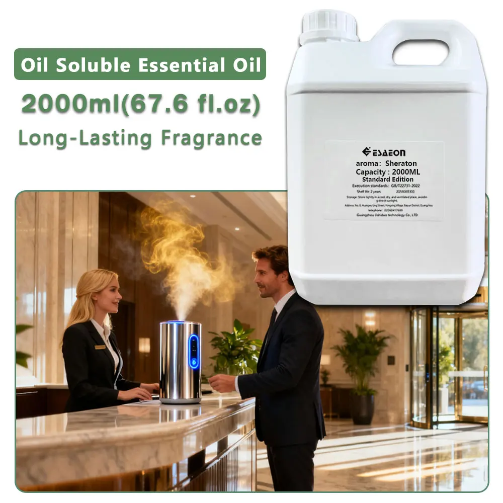ESAEON Essential Oils - For Waterless Aromatherapy Machines, Hotel Aroma Machine Oil, Sheraton Kempinski - 2000ML (67.6 fl.oz)