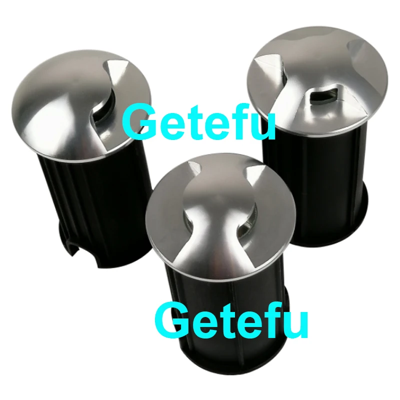 4 Stück 3W/5W LED Bodeneinbauleuchte IP67 DC12V Außen-Einbauleuchte 1/2/4-Seitenansicht Untergrundlampe Gehwegbeleuchtung AC110V 220V – Detail 6