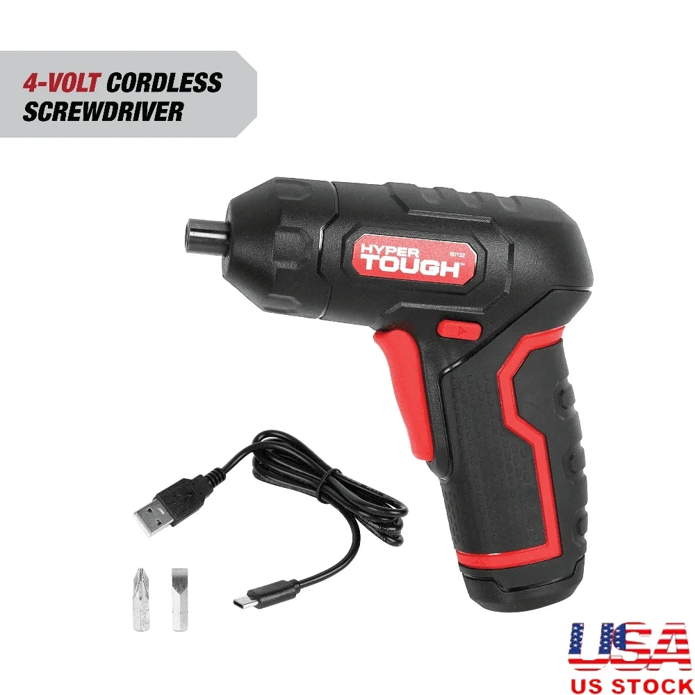 

Литий-ионная аккумуляторная угловая отвертка макс. 4 В со светодиодной подсветкой Магнитный держатель бит Зарядное устройство USB-C Компактный легкий вес