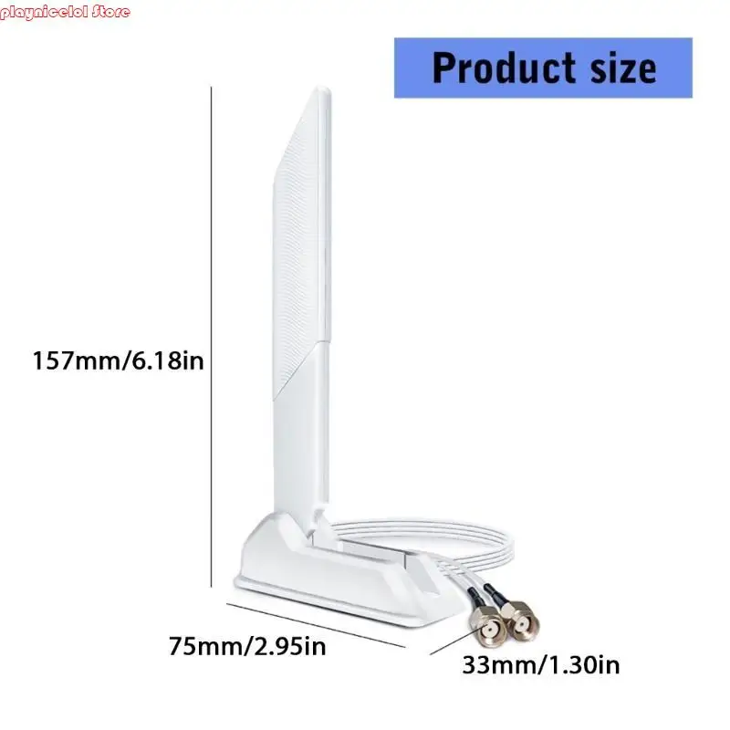 E8BA WIFI 6Eアンテナ2T2R 2.4G 6G B660 H670 M13H Z690マザーボード