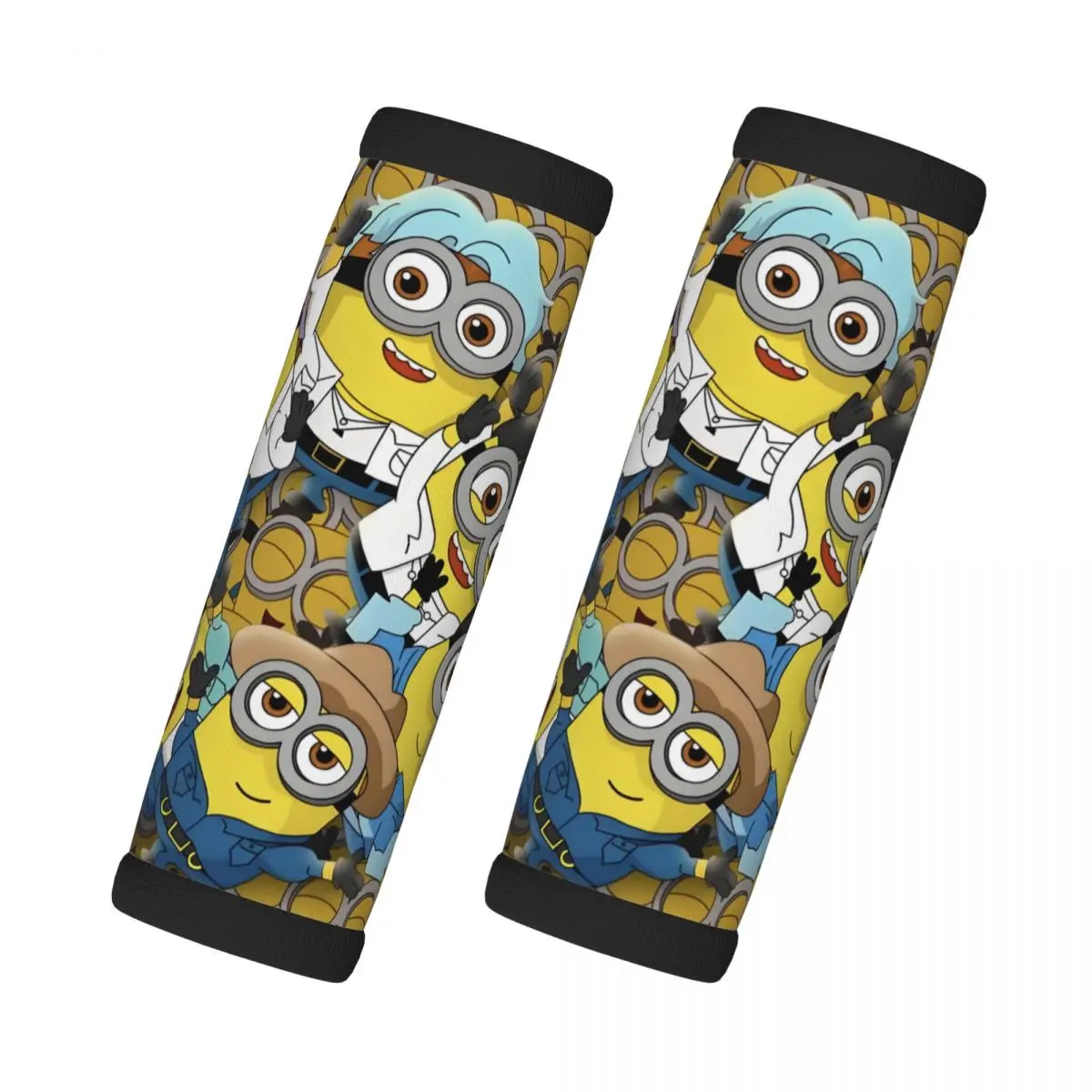 

Custom M-Minions Cartoon 2 Pcs Luggage Handle Wrap For Door Handle Suitcases Travel Accessories