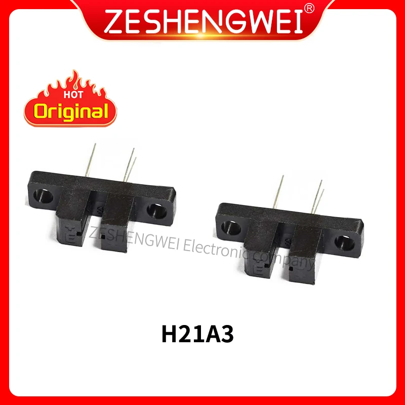 5PCS  H21A3 photoelectric sensor phototransistor slot switch 3MM new IN STOCK