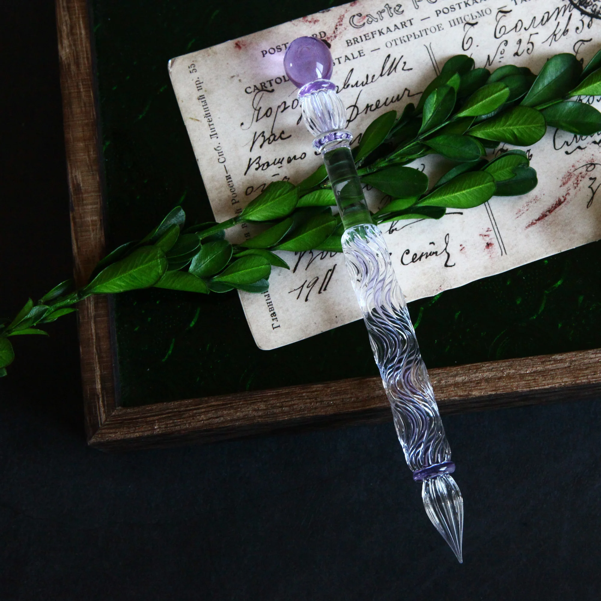 Handmade Luxury Glass Dip Pen ,Writing Pen Gift