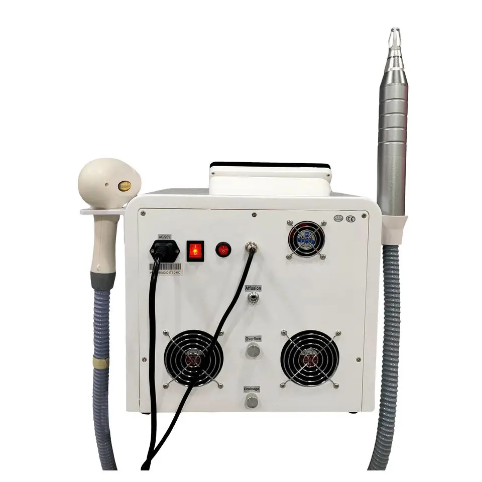 Laser Tattoo Mole Freckle Pigment RemoveProfessional 2 in1 Multifunction Beauty Machine 808nm Hair Removal Q Switch Nd Yag Pico