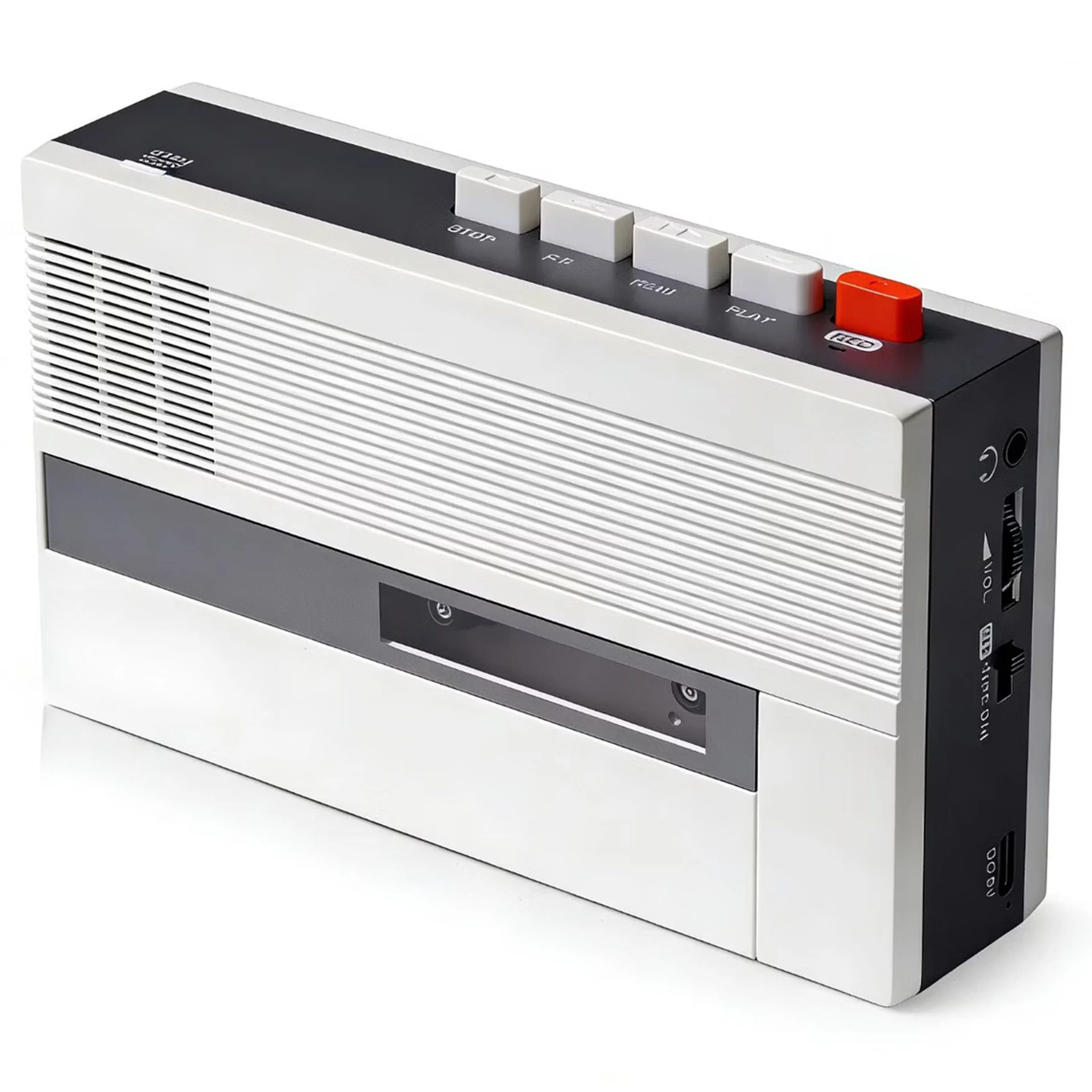 

Retro Tape Walkman Player Cassette Player Recording Bluetooth Connection External Speaker English Learning