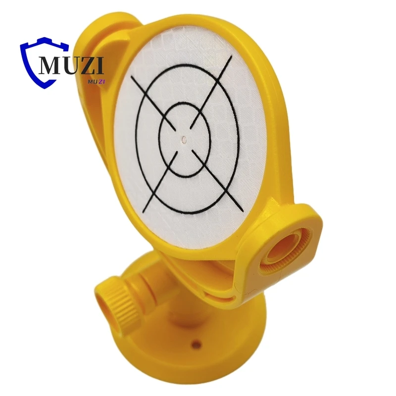 Tilting Target Reflector With Printed Crosshair Diameter 60mm Sheet 5/8X11 Thread Mini Prism For Total Station