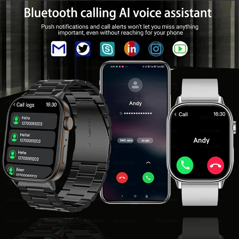 2025 nuevo para Xiaomi moda deportes reloj inteligente 178 + modos deportivos Beidou GPS IP68 impermeable Bluetooth llamada rastreador de salud relojes
