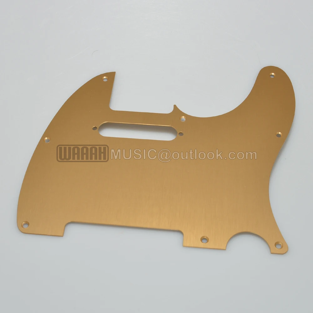 Electric Guitar TLcaster Pickguard 8 Holes Aluminum Alloy for TLcaster Guitar