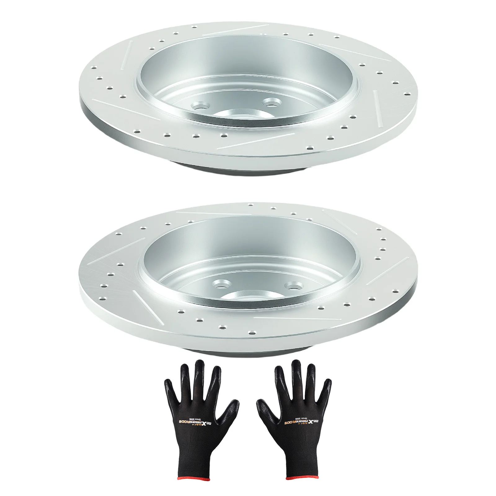 

Rear Drilled&Slotted Brake Rotor for Dodge Durango 2011-2020 S-53061 330mm