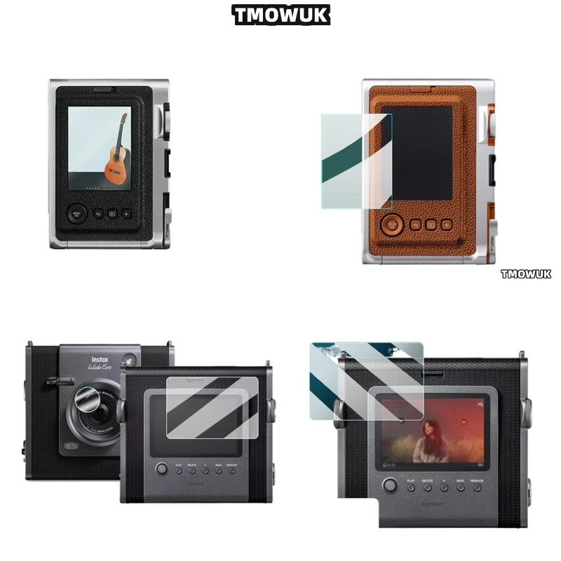 

For Fujifilm Instax WIDE EVO Mini Evo: Bubble-Free Camera Screen Film, Tempered Glass, 9H Anti-Scratch, HD Clear LCD Protector