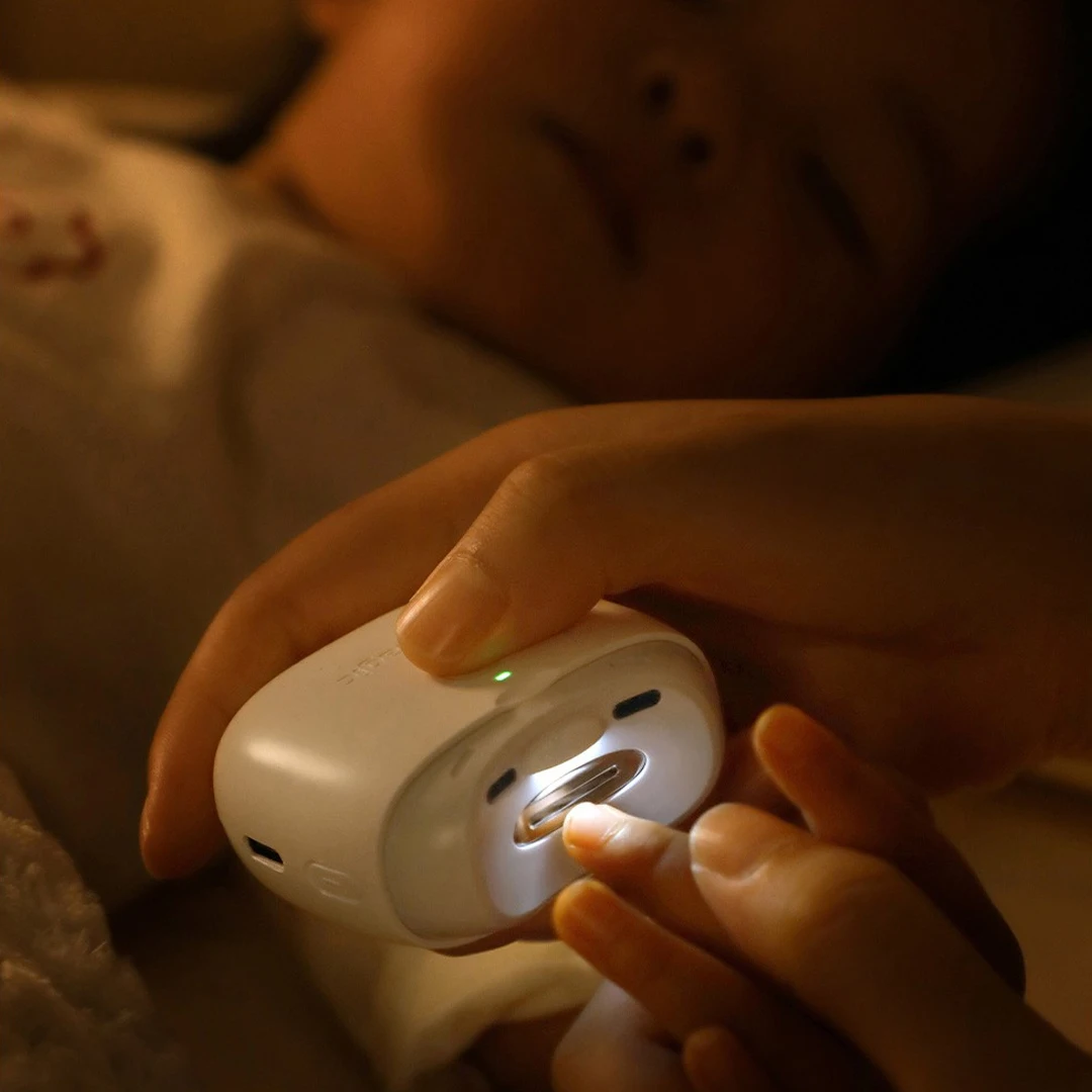 Youpin Seemagic Electric Automatic Nail Clipper Pro with Touch Start Infrared Protection LED Light Trimmer Cutter Head Tools