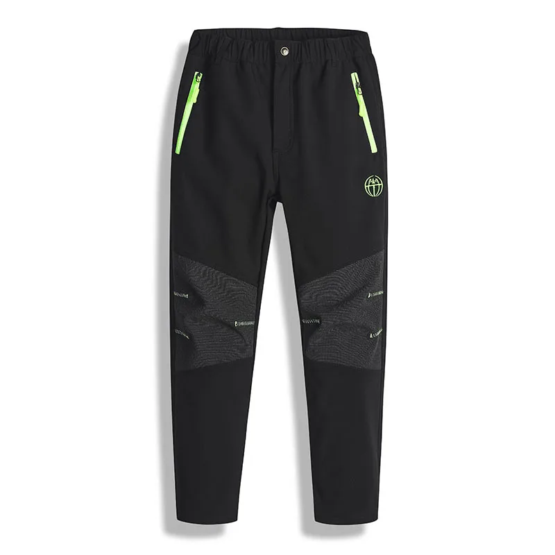 Winter-Kinder-Outdoorhose Polarfleece-Hose Schnee Mädchen Jungen Wasserdichte Winddichte Skihose – Detail 1