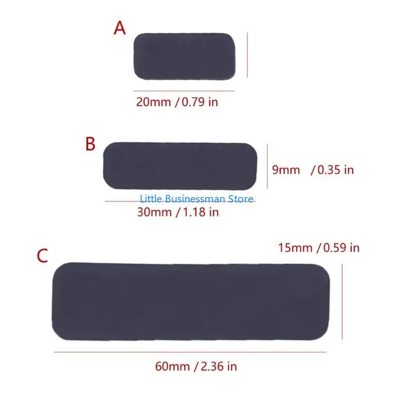 Stoßfeste Füße Pad Game Controller Tastatur Maus Anti-Rutsch-Silikonmatte 10 Stück M76A – Detail 6