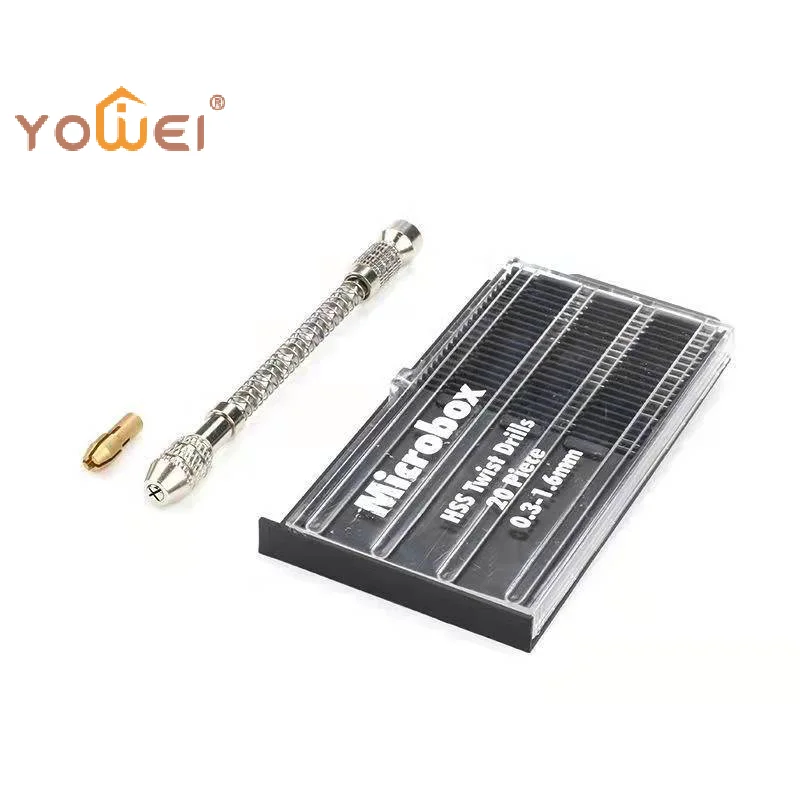 

Latest 25Pcs Woodworking Plastic PVC Circuit Board Micro Drilling Tool Full Grinding Mini Twist Drill 0.3 1.6mm Set
