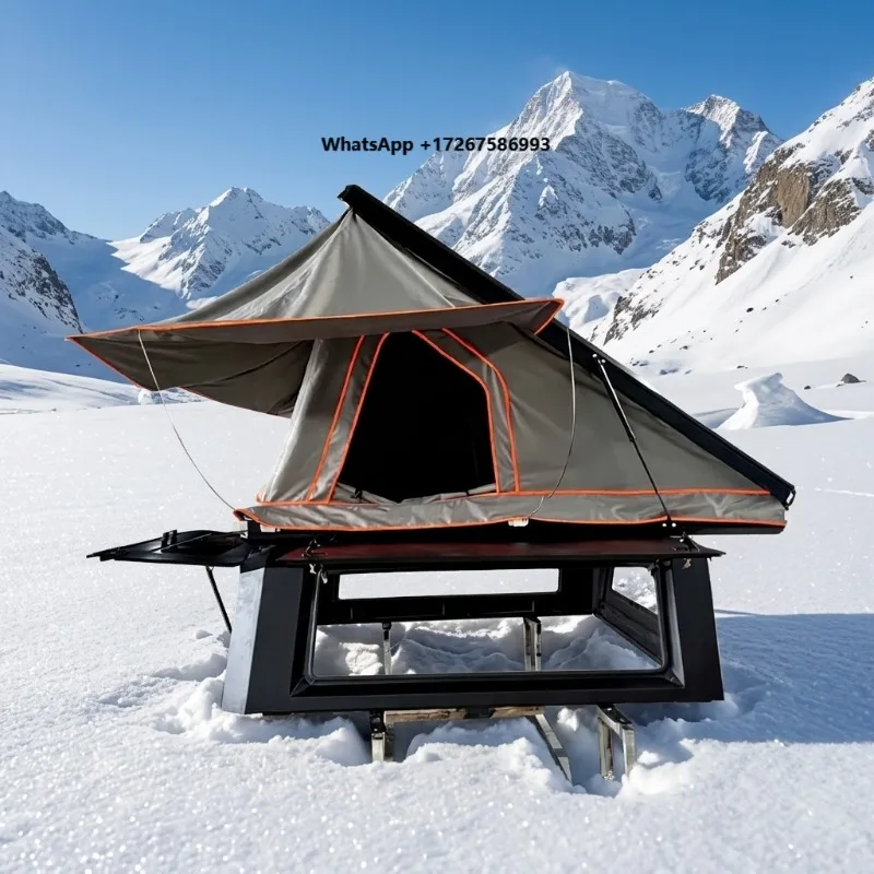 Waterproof Hard Shell Rooftop Tent with Awning Pop up Tents for Tent Camping, Off Road Camper Trailers Accessories