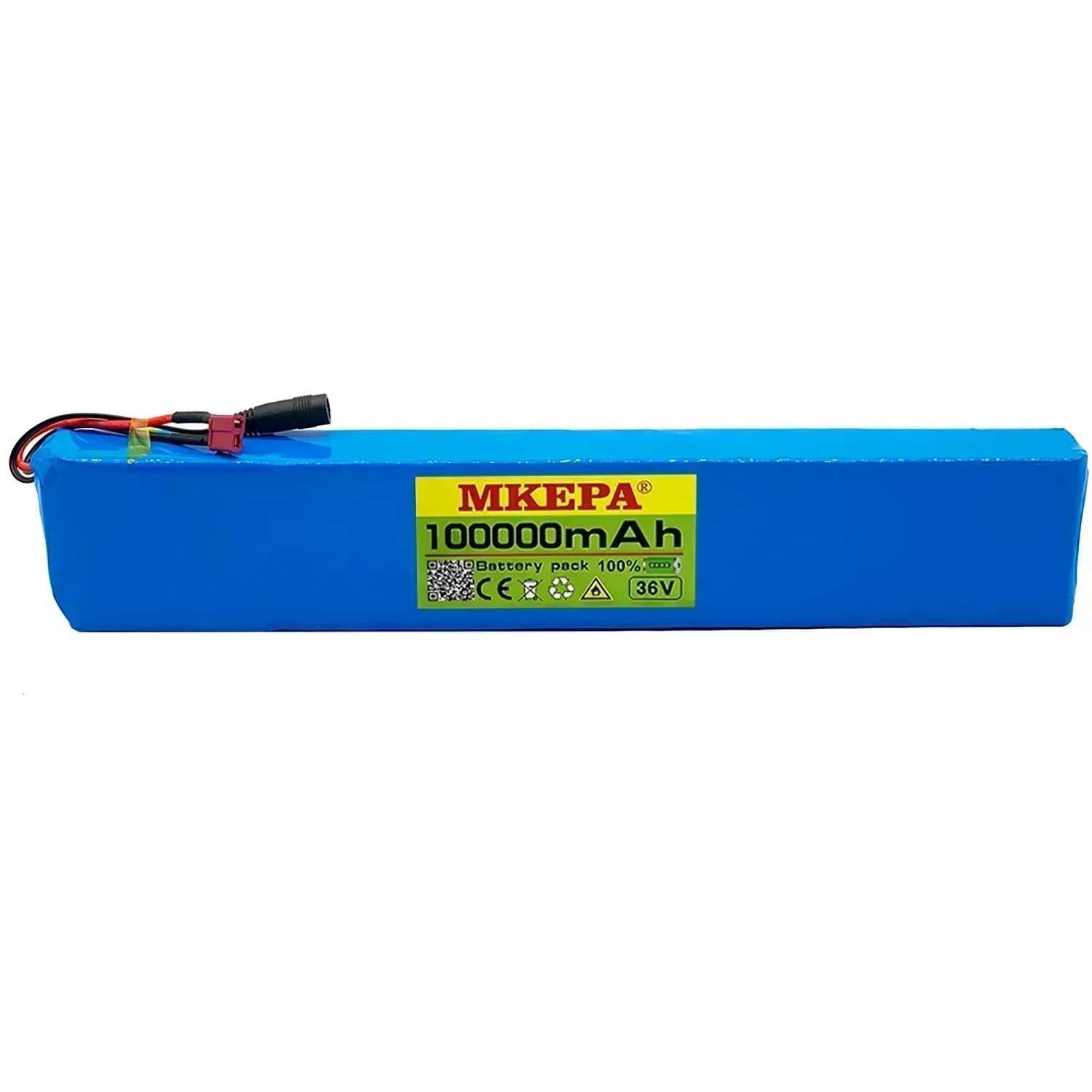 Batería de litio para patinete eléctrico 10S4P, 36V, 100000mAh, 18650, 36V, 100Ah