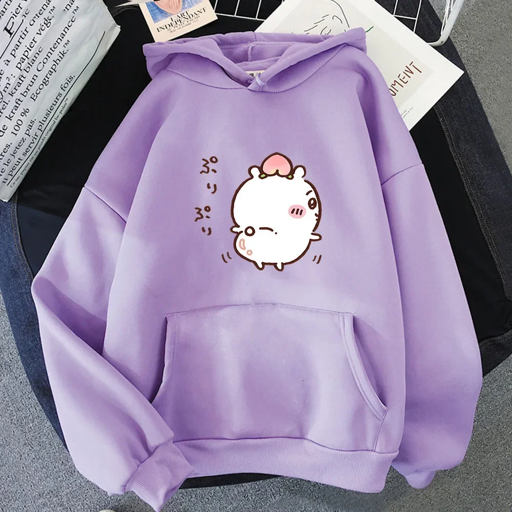 

Cute Chiikawa Anime Hoodies Women kawaii Sweatshirt Autumn and Winter Clothing Lovely Cartoon Pullovers Regular Casual Hoody