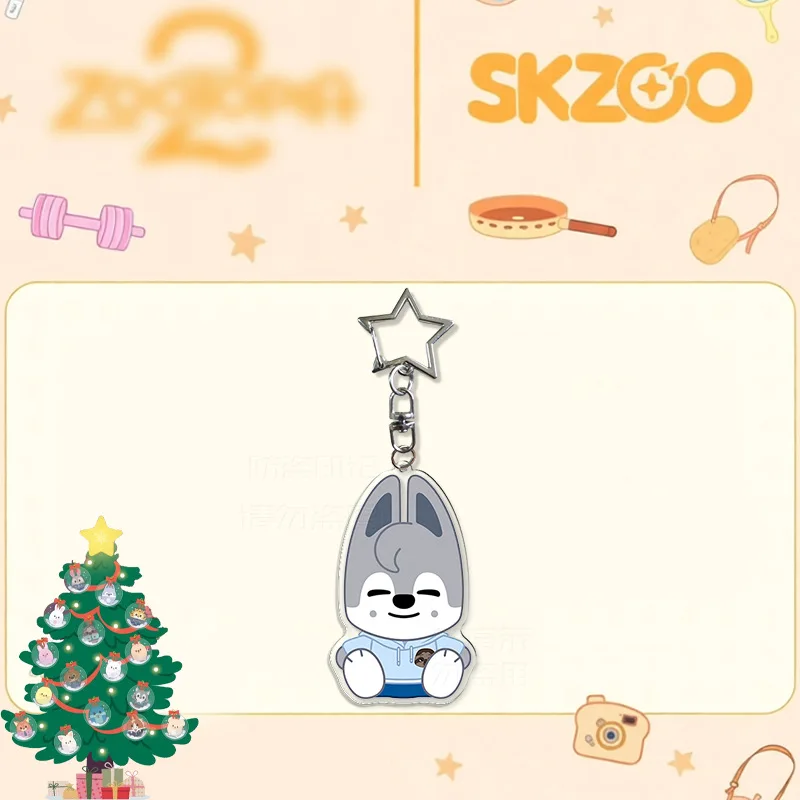SKZOO STRAY KIDS × Zootopia 2 Collaboration Acrylic Keychain Merchandise Christmas Gift