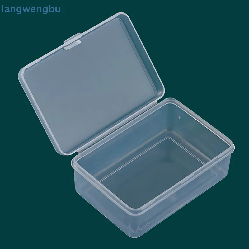 

Clear Plastic Storage Case Square Box for Jewelry Beads and Small Items