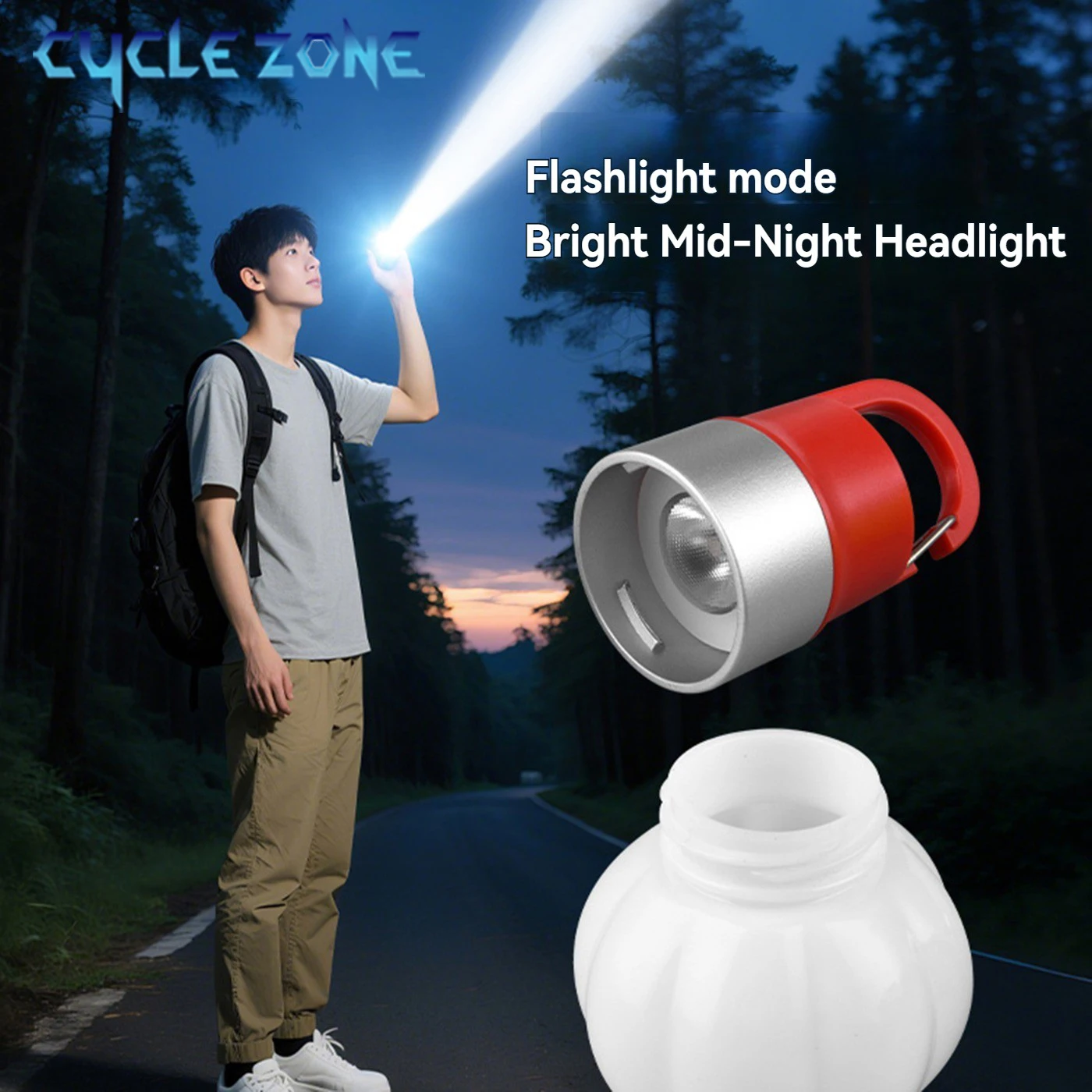 متعددة الوظائف في الهواء الطلق التخييم مصباح لتهيئة الجو مصباح يدوي محمول مع هوك غطاء زجاجة قابل للفصل ضوء فانوس طوارئ #5