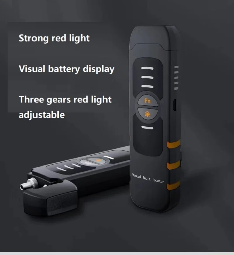 

10Km/10MW VFL Optical Fiber Cable Tester Optic Red Laser Light Pen Visual Fault Locator Adjustable Power