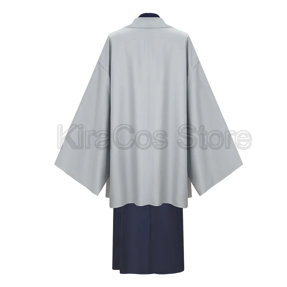 Anime Gintama Kotaro Katsura Cosplay Costume Gintama Cosplay Blue Kimono Belt Katsura Samurai Suit Halloween Carnival Cos Adult view 4