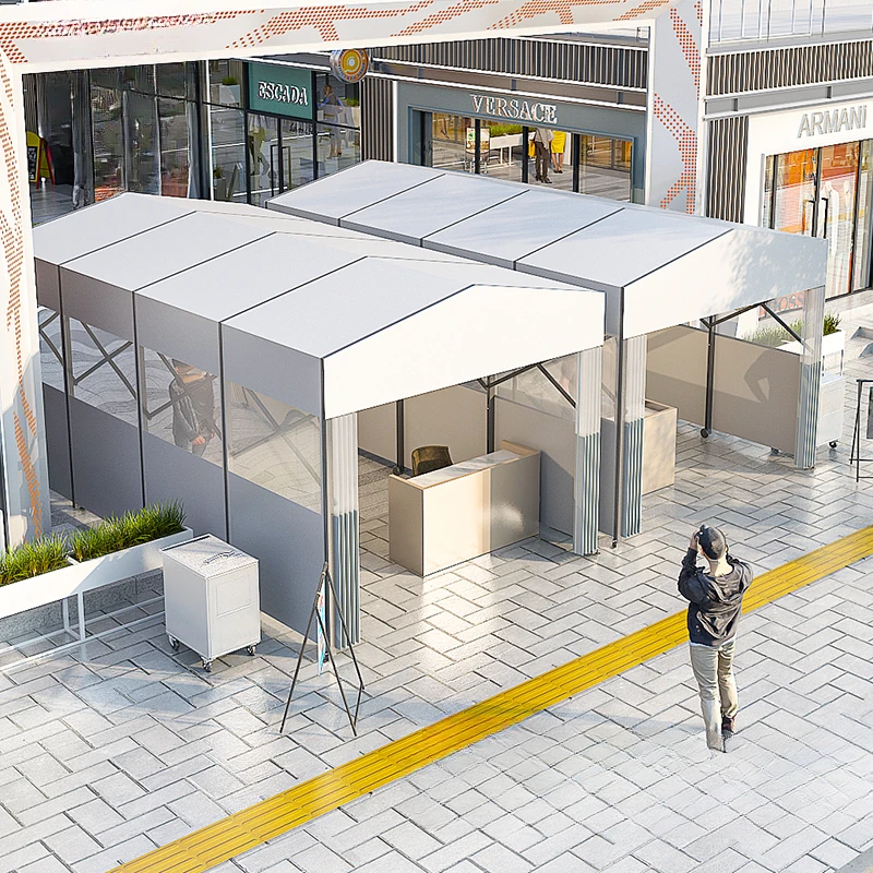 

Vehicle disinfection channel epidemic prevention isolation tent disinfection shed community