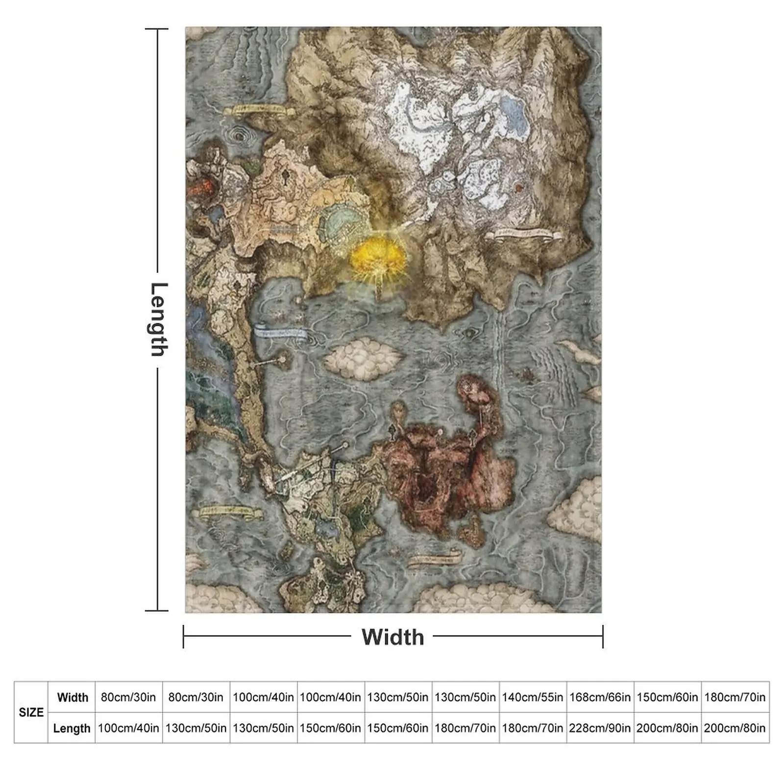 E.L.D.E.N MAP Classic Throw Blanket Hairy wednesday Thermals For Travel Sleeping Bag Luxury St anime Blankets