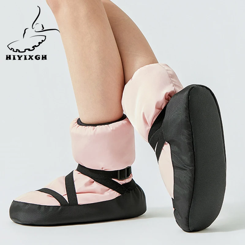 Winter Ballet Dance shoes cotton Dance boots Women Flat dancing shoes Adults soft thickened sole warm cotton Ballerina Boots