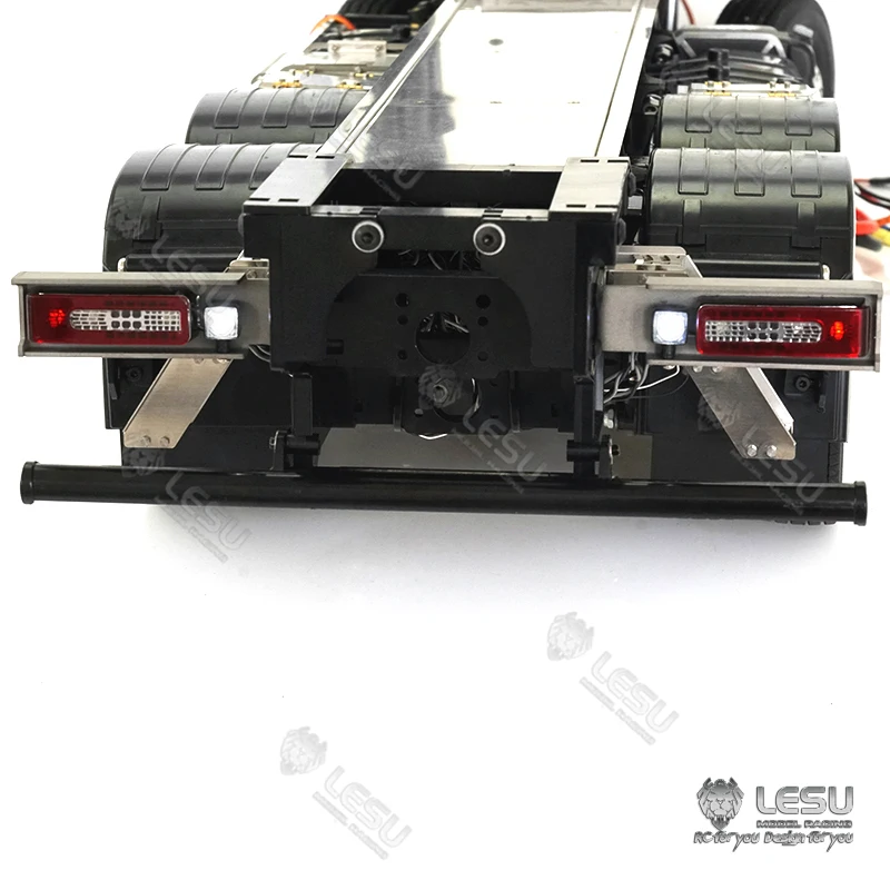 LESU 1/14 RC รถบรรทุกของเล่นโลหะไฟท้าย S-1269-A S-1269-B สําหรับ Tamiya FH16 รถไม้ Flatbed อะไหล่อัพเกรด