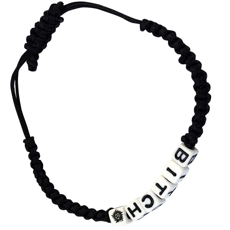 بوهو اليدوية نسج حبل الراتنج الخرز الإسورة للنساء الرجال للجنسين خمر سوار قابل للتعديل فاسق الشارع الفن الإكسسوارات هدية #4