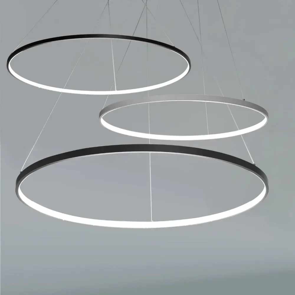 صالة العرض، قلادة LED ضوء التصميم الحديث / حلقة LED / 220 فولت ~ 240/100 ~ 120 فولت / خاص للمكتب وغرفة المعيشة