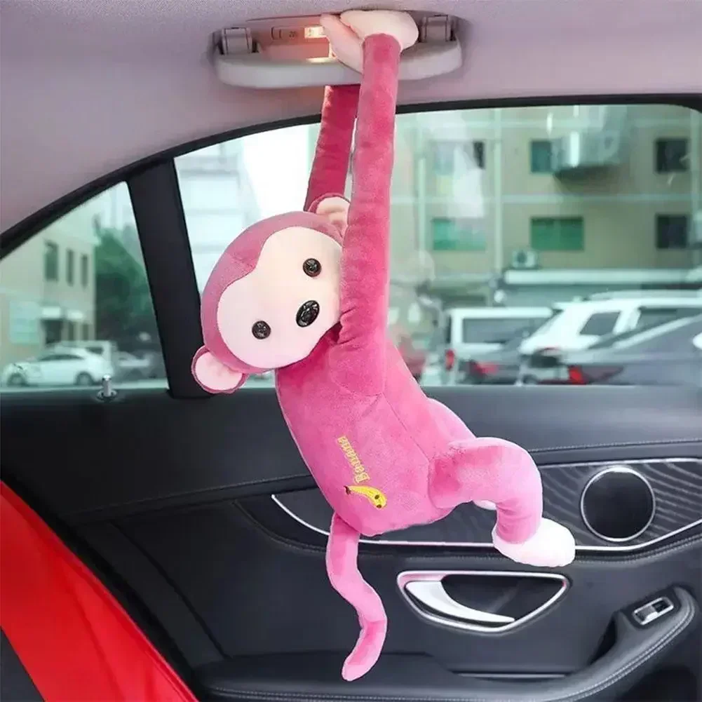 Long Arm Ape Car Pendant Hanging Monkey Gibbon Quick Release Creativity Monkey Plush Toys Car Accesorios Monkey Doll Pendant