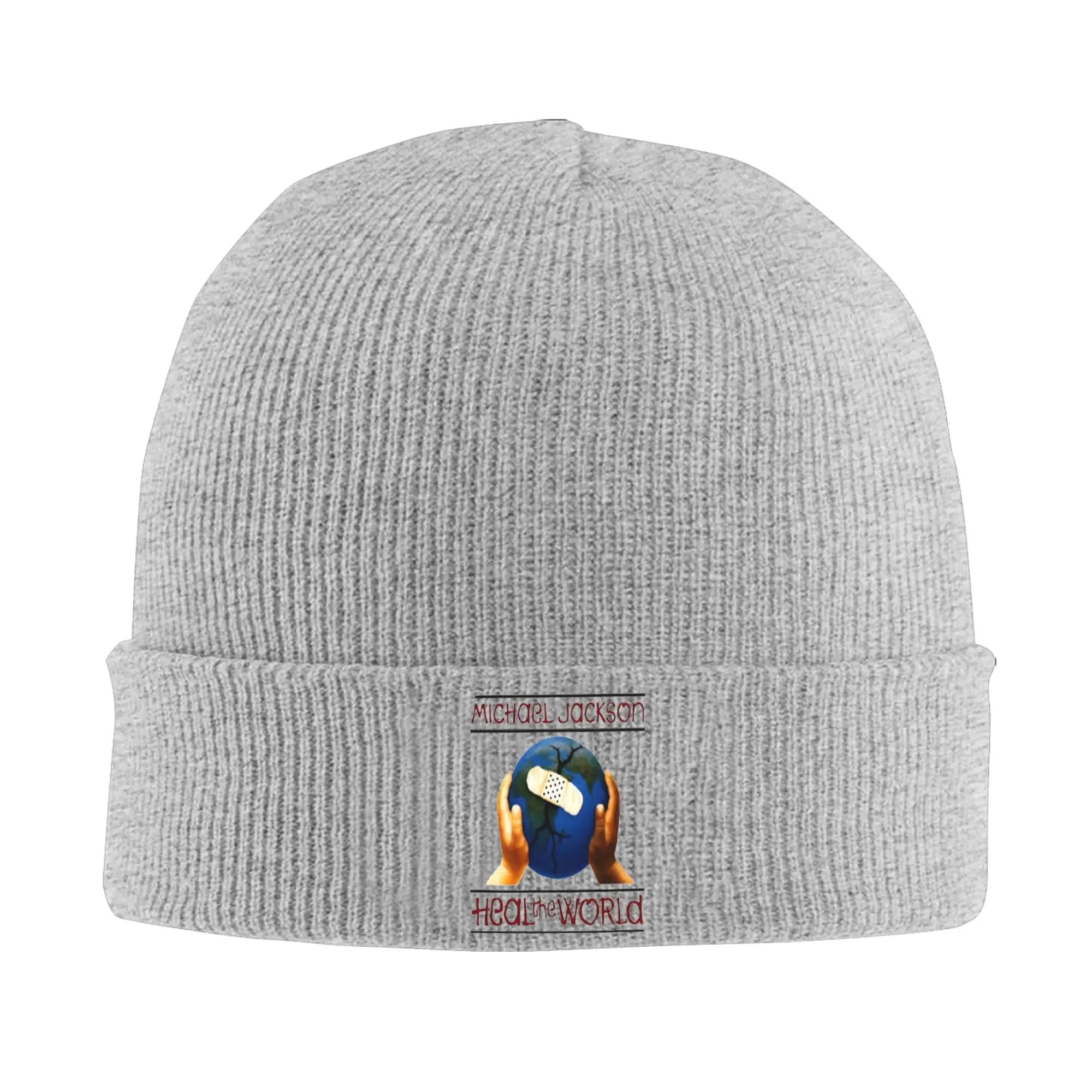 Heal The World MJ Signature michaels jacksons Beanie For Unisex  Warm Winter Knitted Caps