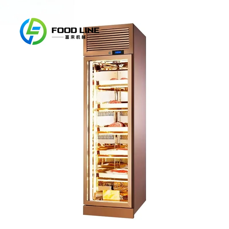 Dry Aging Beef Cabinet Adjustable Internal Hanging Rails Suit Different Sizes Of Whole Beef Loins And Rib Cuts Hanging Aging